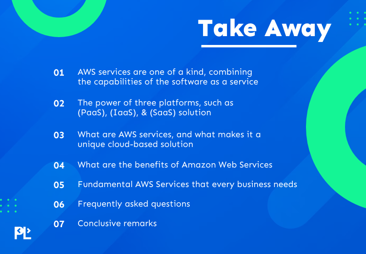 what is in the blog on list of AWS services